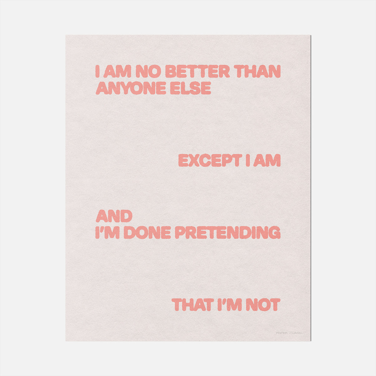 EXCEPT PRINT