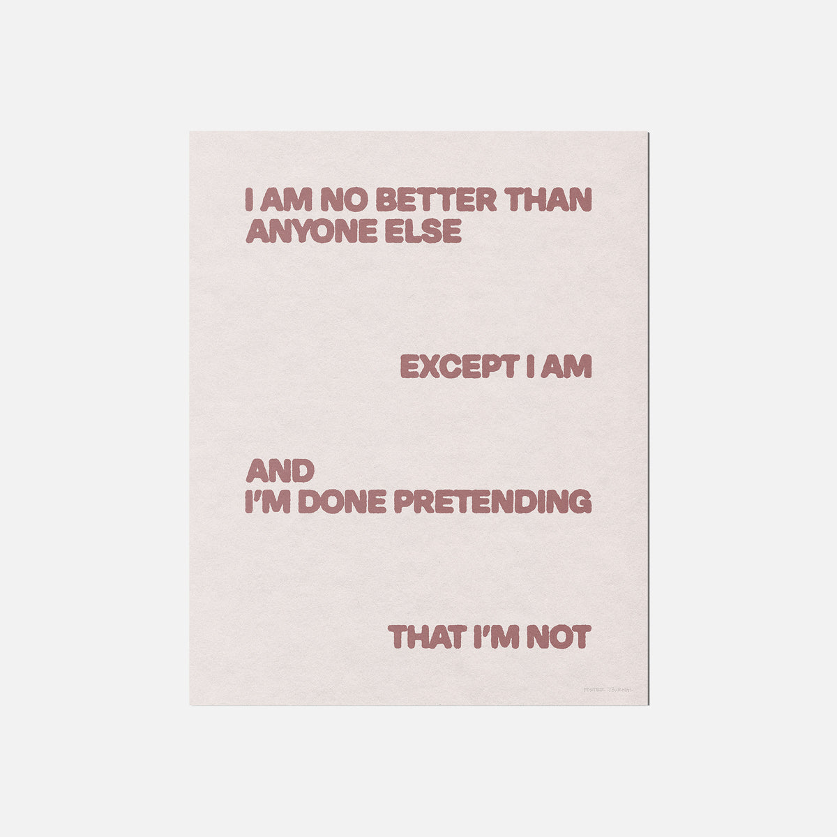 EXCEPT PRINT