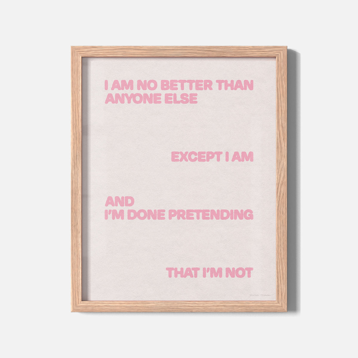 EXCEPT PRINT