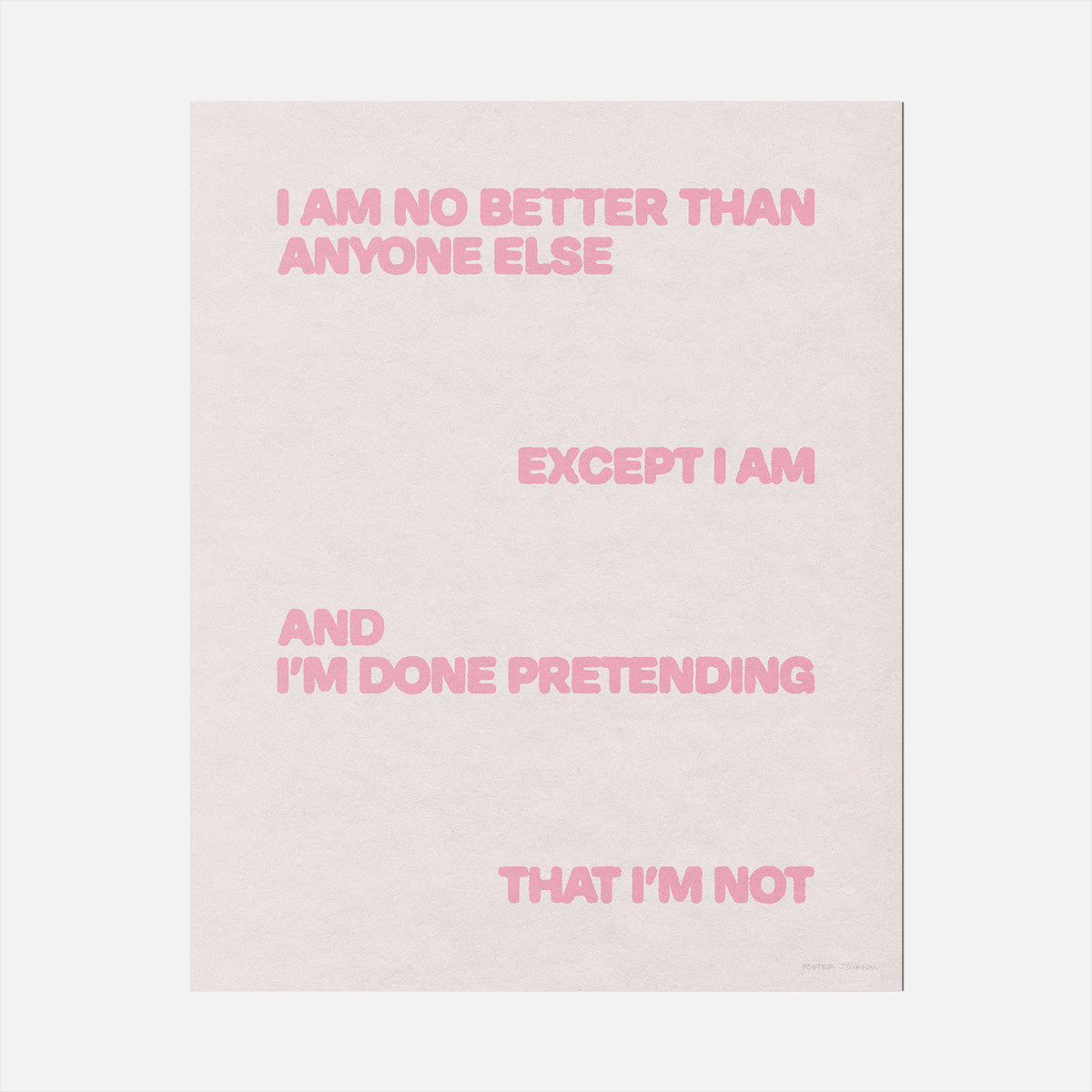 EXCEPT PRINT
