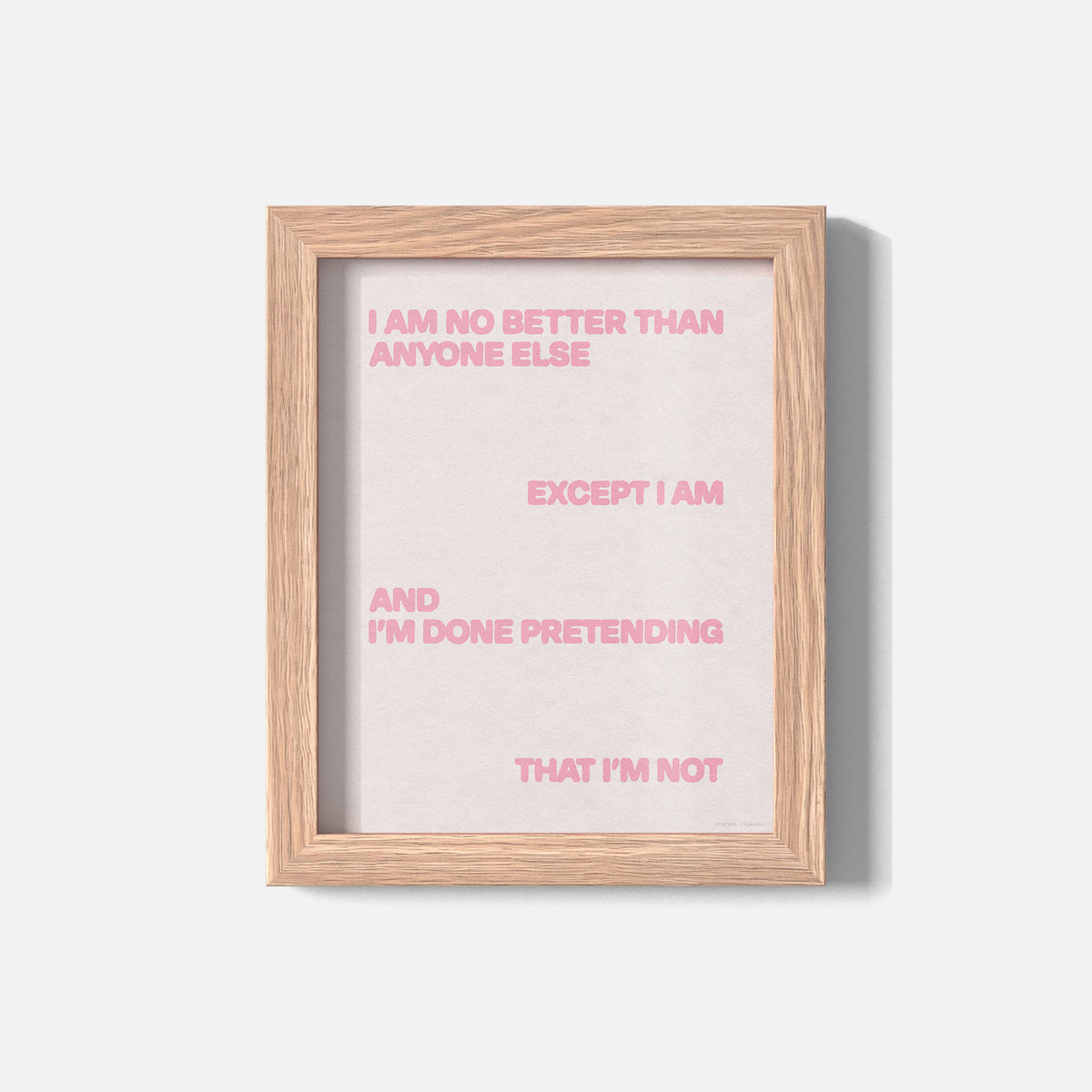 EXCEPT PRINT
