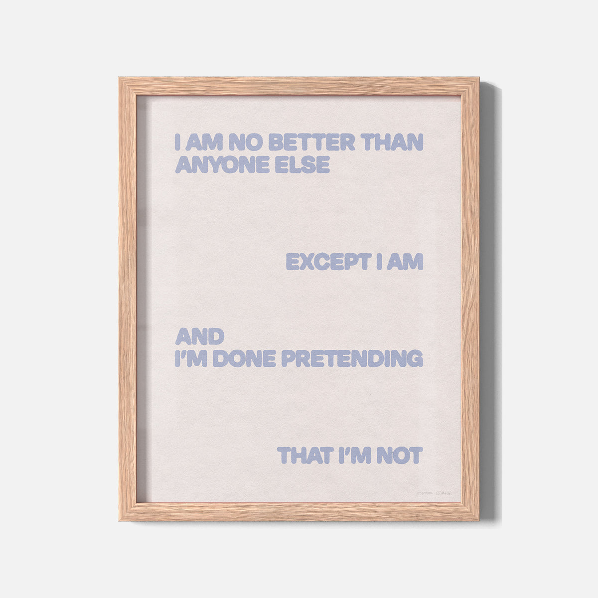 EXCEPT PRINT