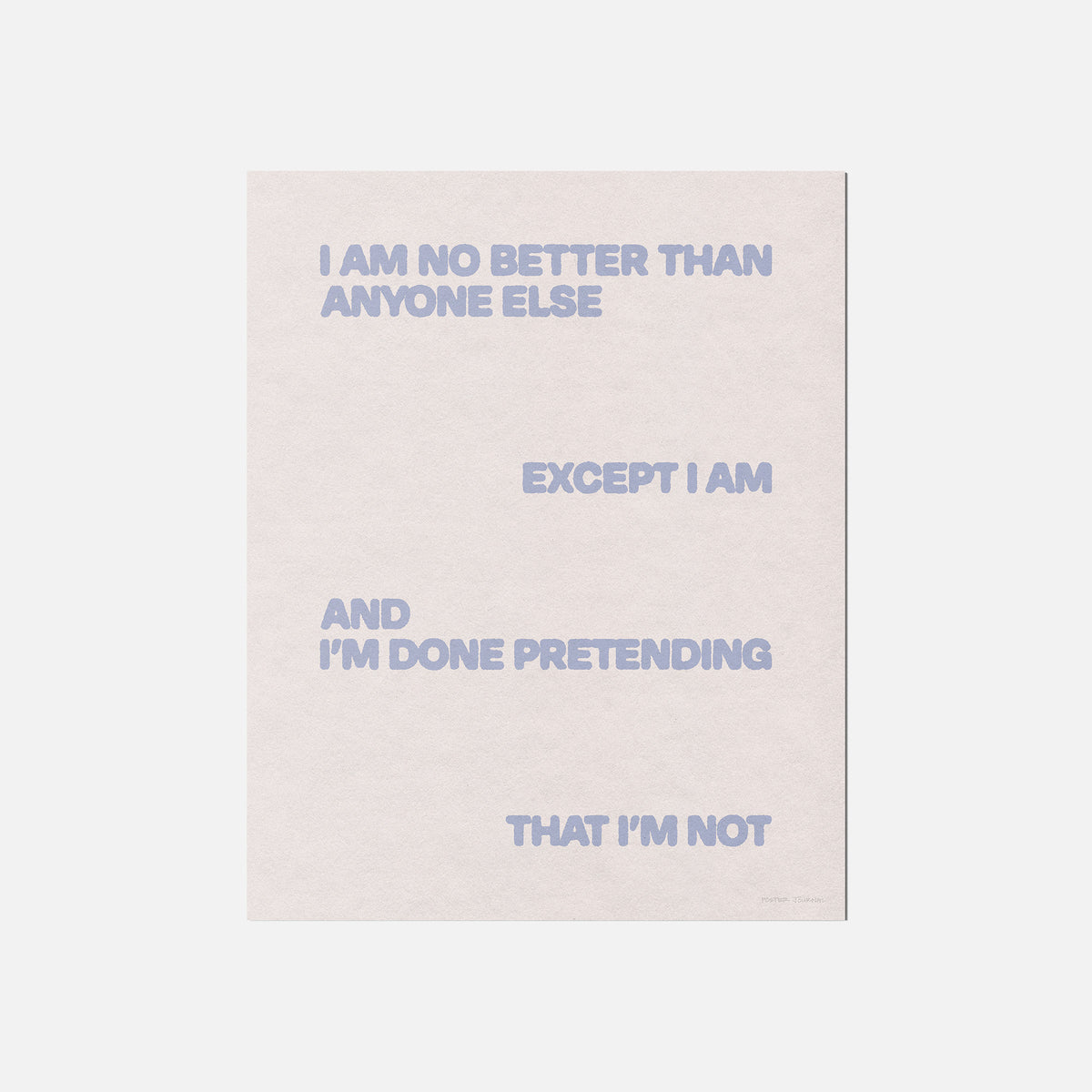 EXCEPT PRINT
