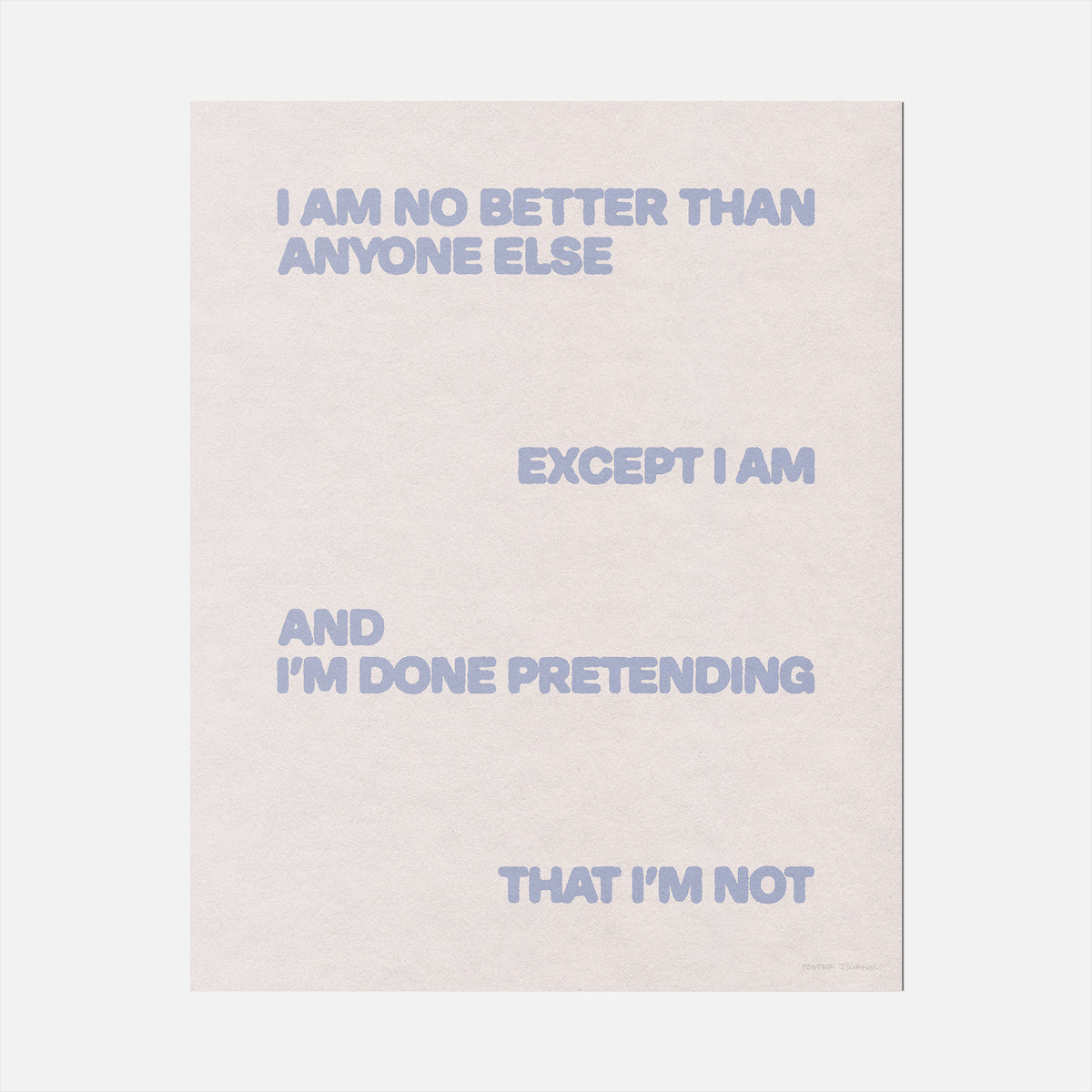 EXCEPT PRINT