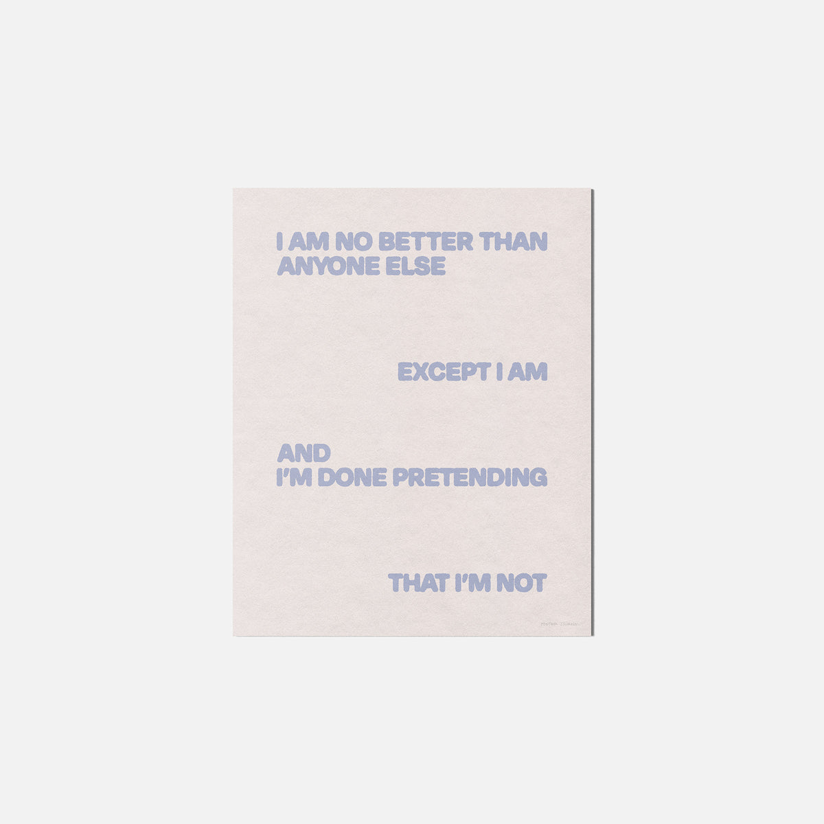EXCEPT PRINT