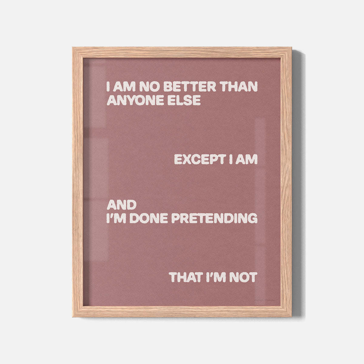 EXCEPT PRINT
