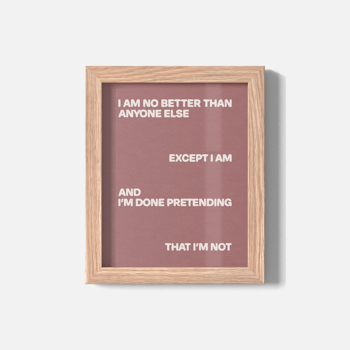 EXCEPT PRINT