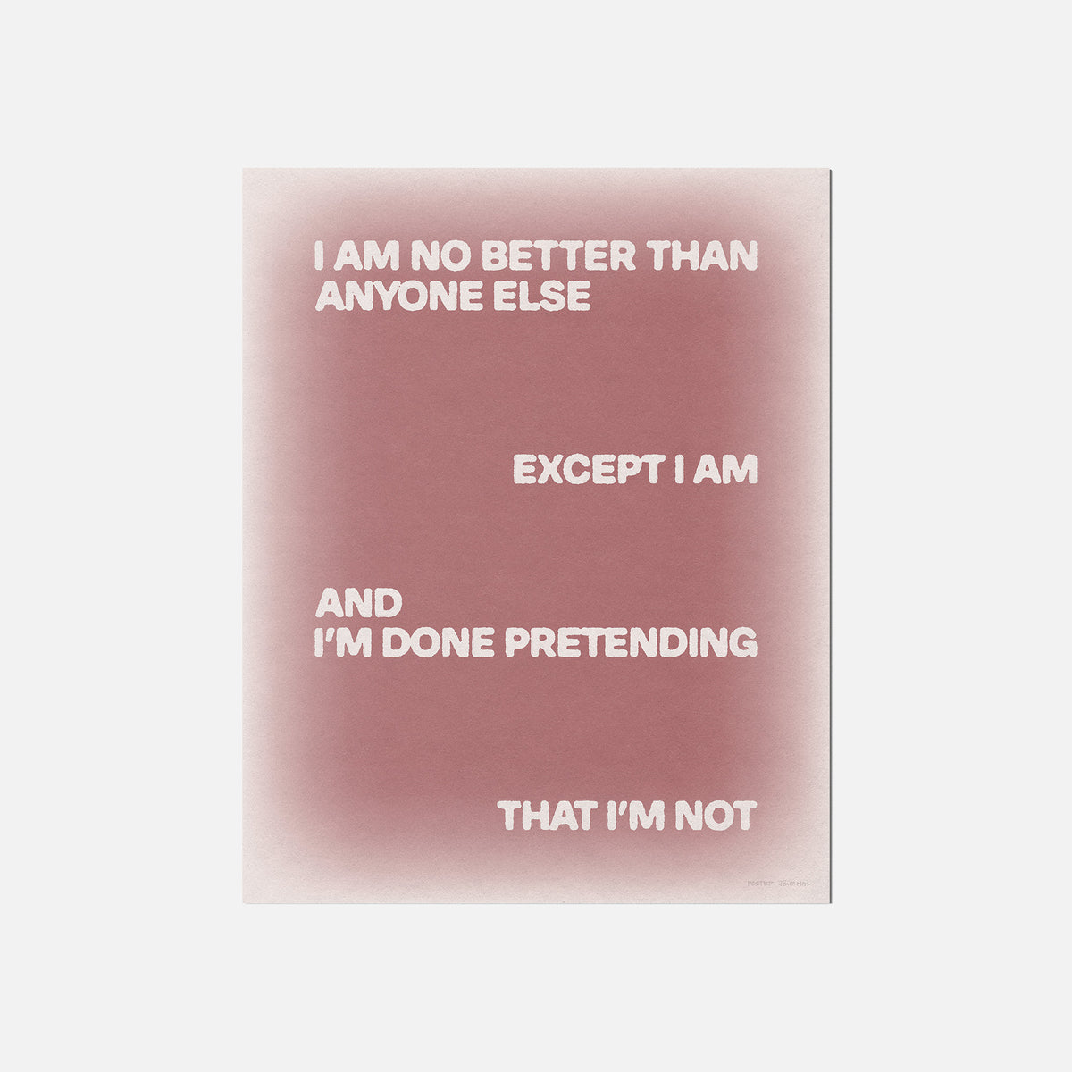 EXCEPT PRINT