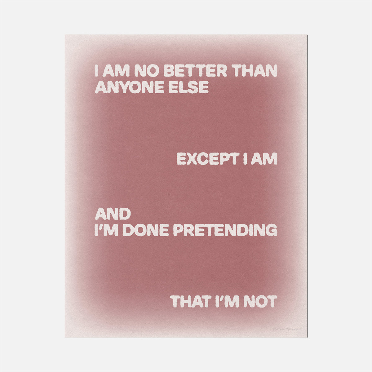 EXCEPT PRINT
