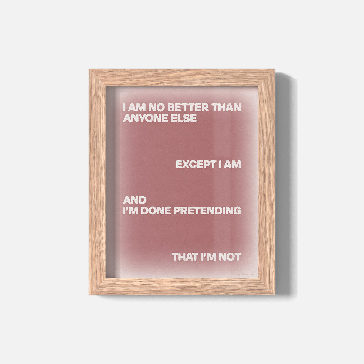 EXCEPT PRINT