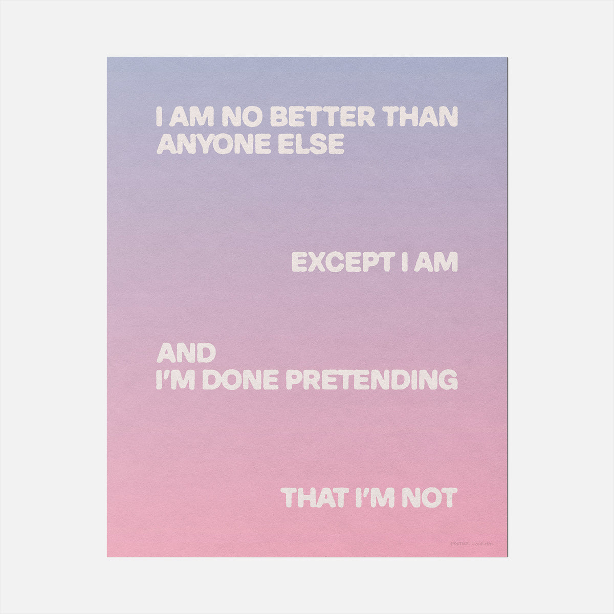 EXCEPT PRINT