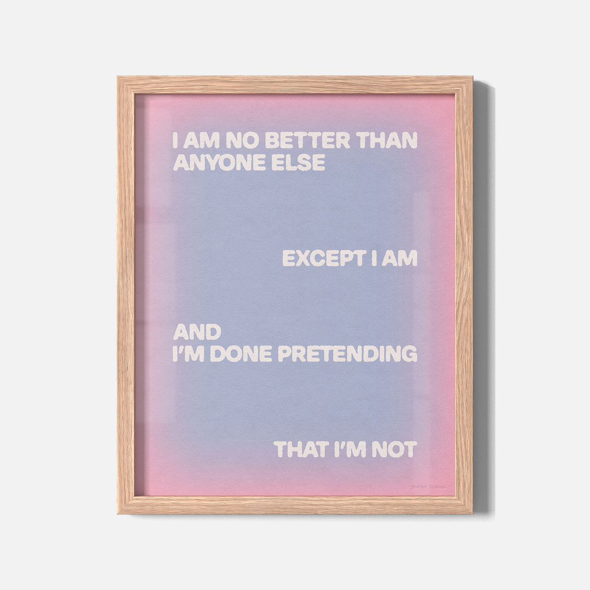 EXCEPT PRINT