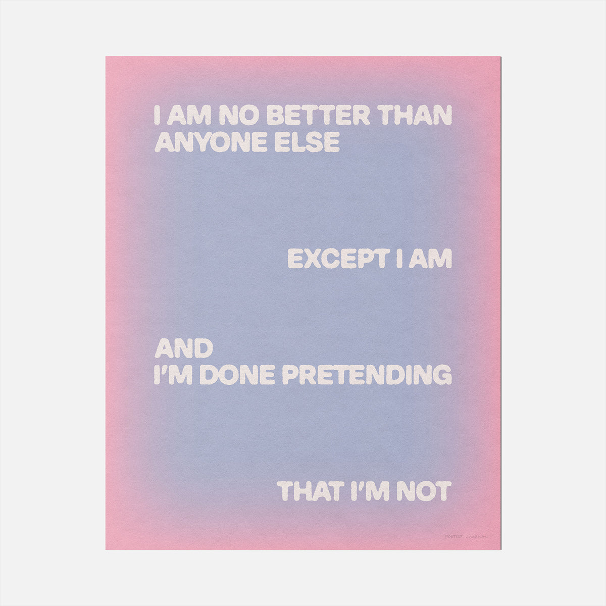 EXCEPT PRINT
