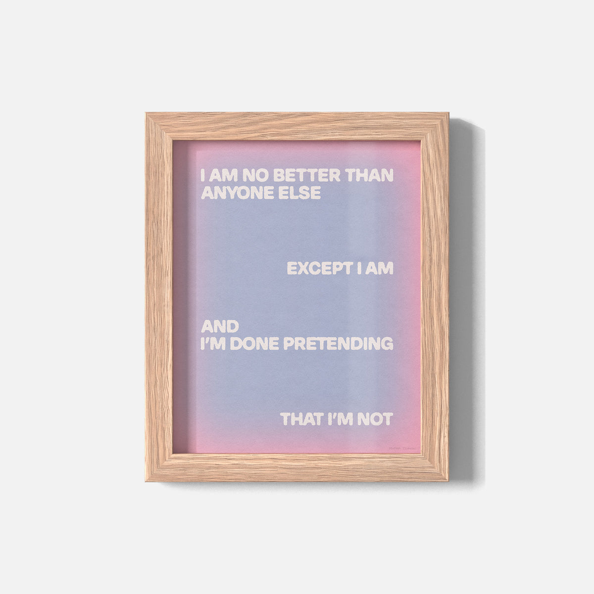 EXCEPT PRINT
