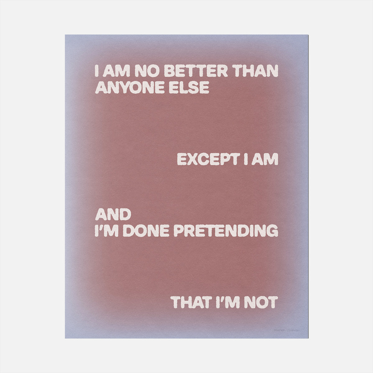 EXCEPT PRINT