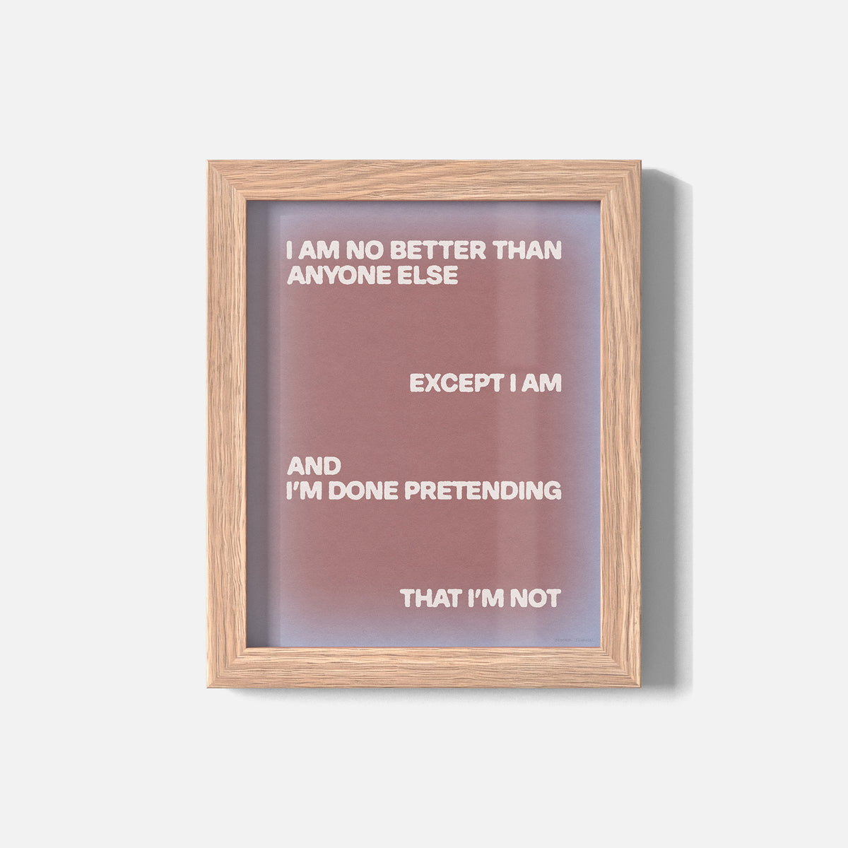EXCEPT PRINT