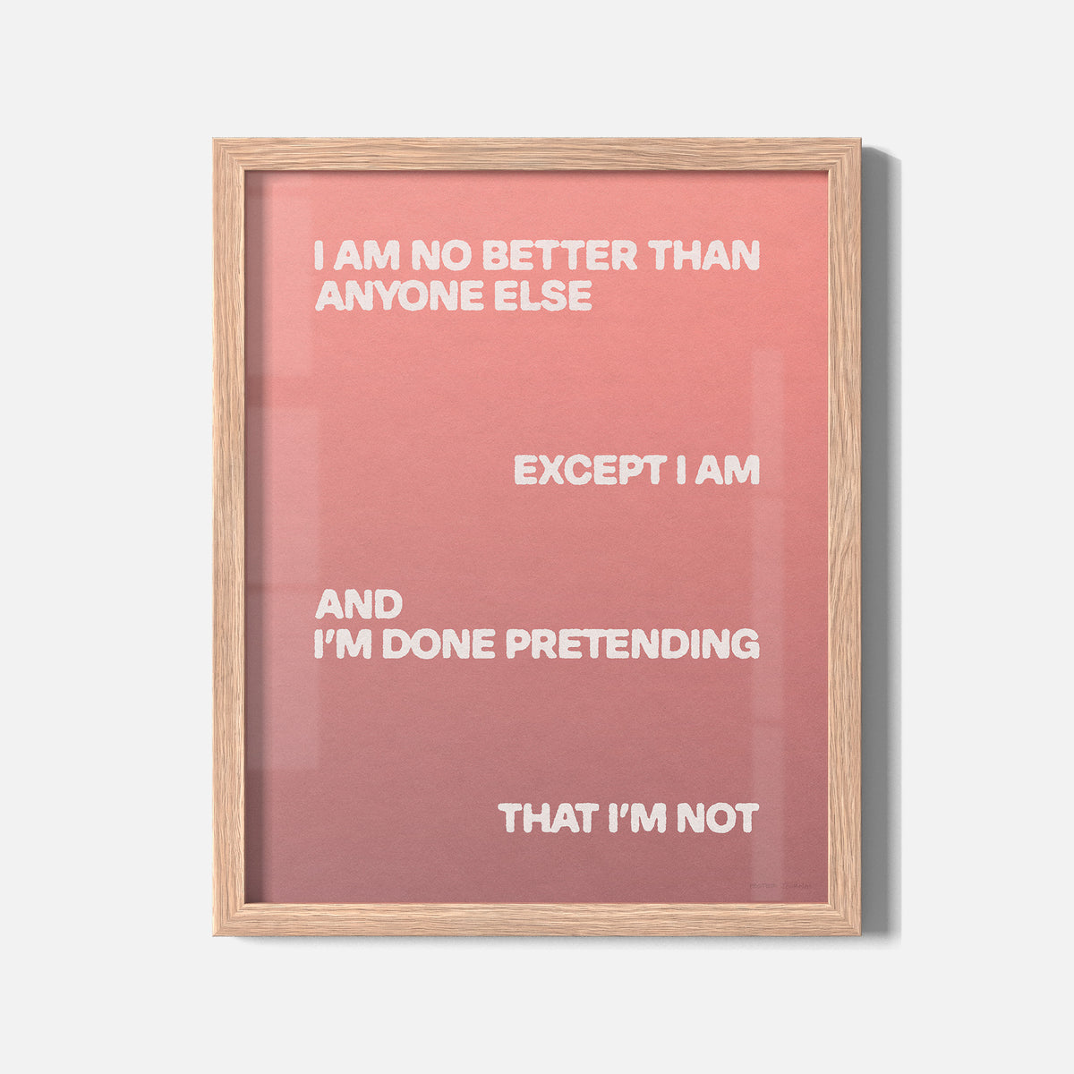 EXCEPT PRINT