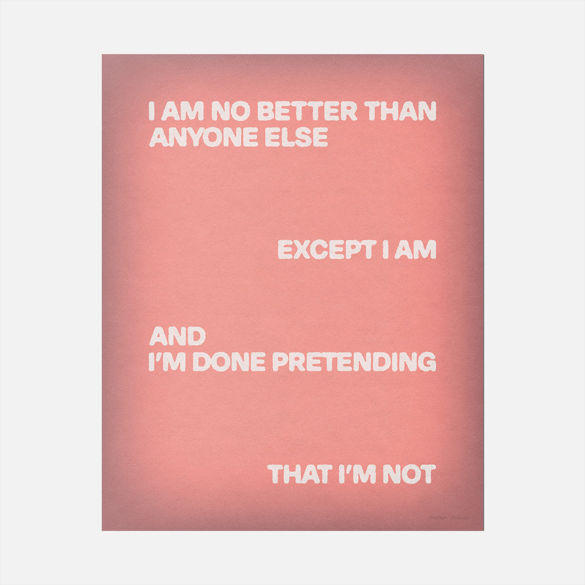 EXCEPT PRINT