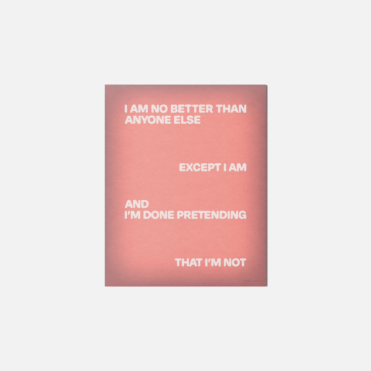 EXCEPT PRINT