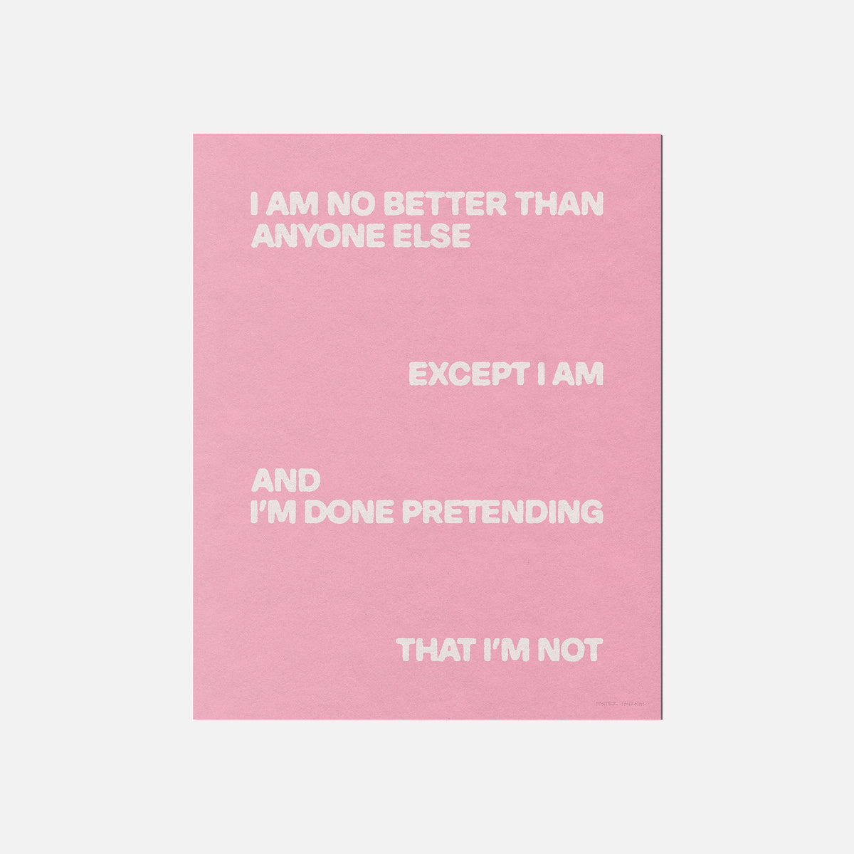 EXCEPT PRINT