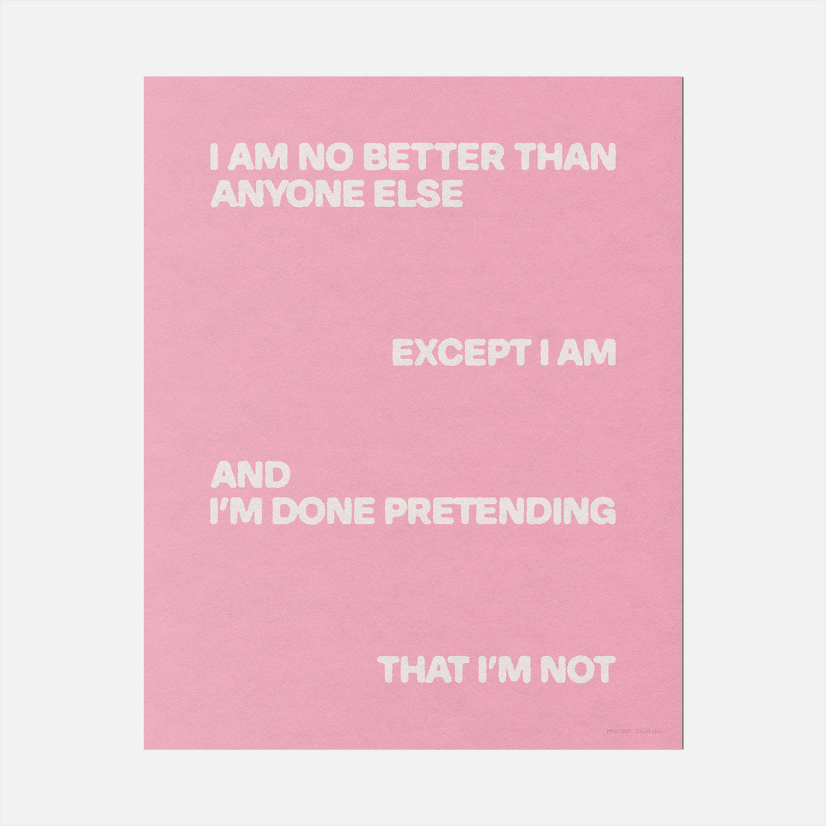 EXCEPT PRINT