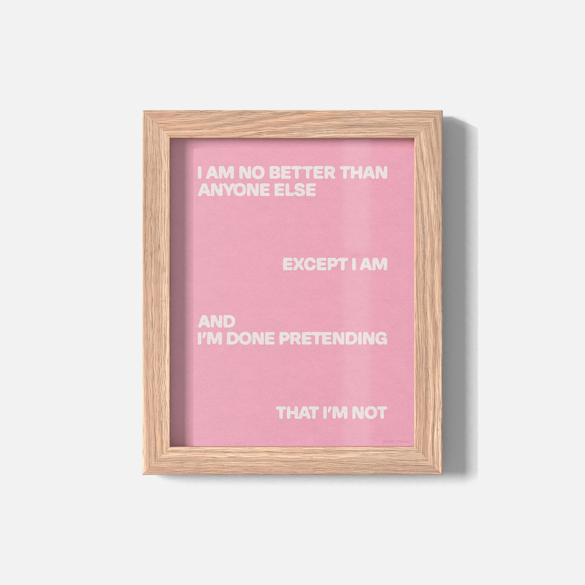 EXCEPT PRINT