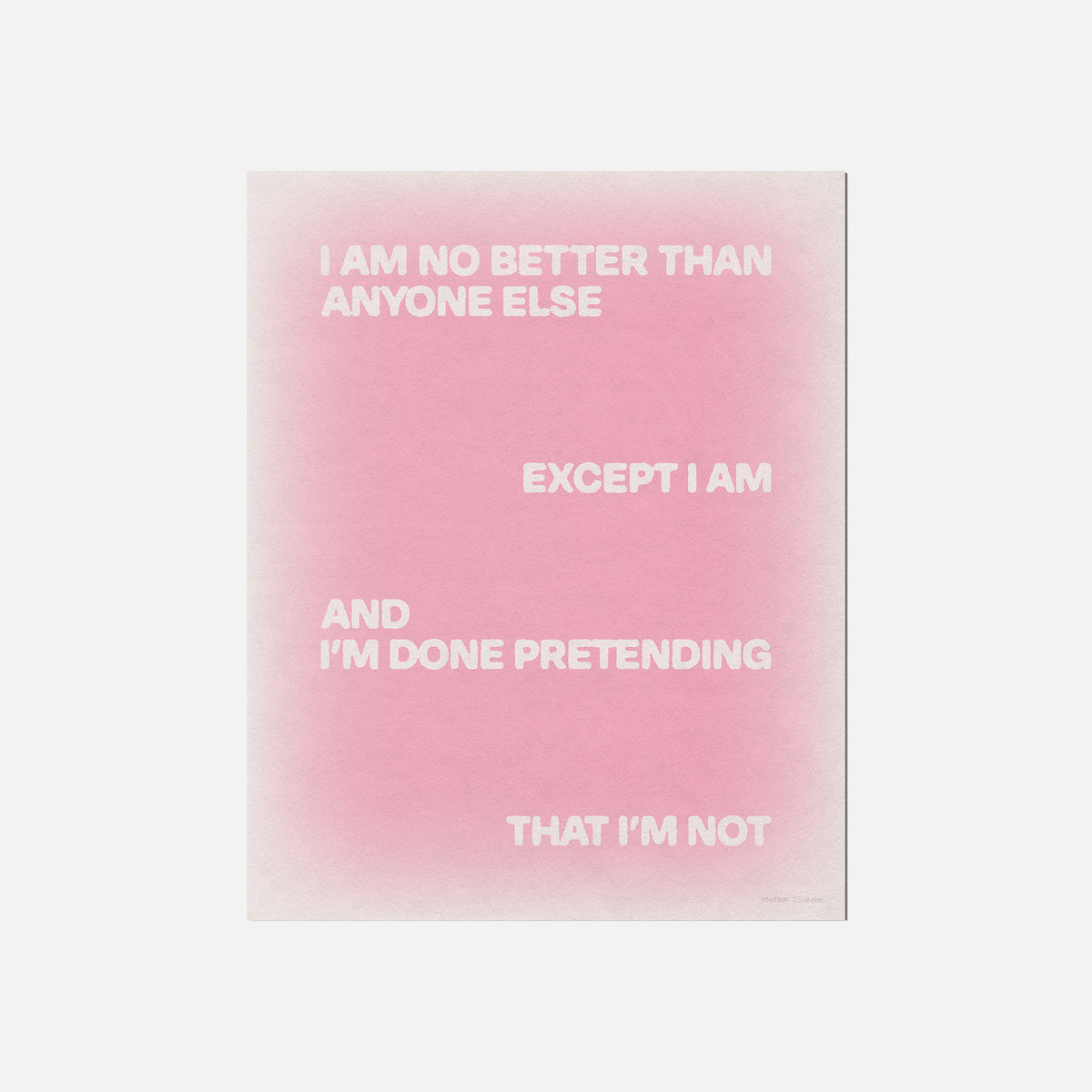 EXCEPT PRINT