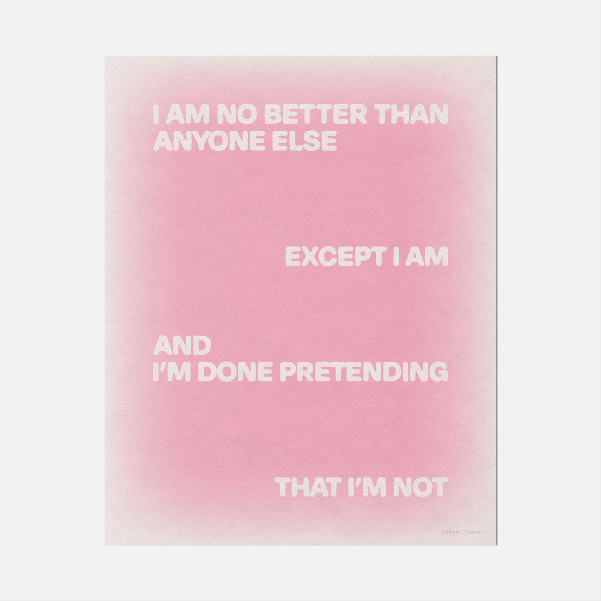 EXCEPT PRINT