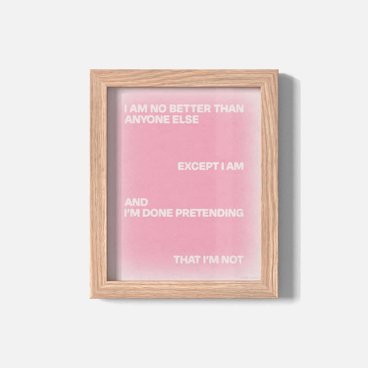EXCEPT PRINT