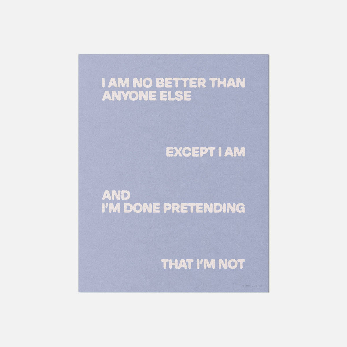 EXCEPT PRINT