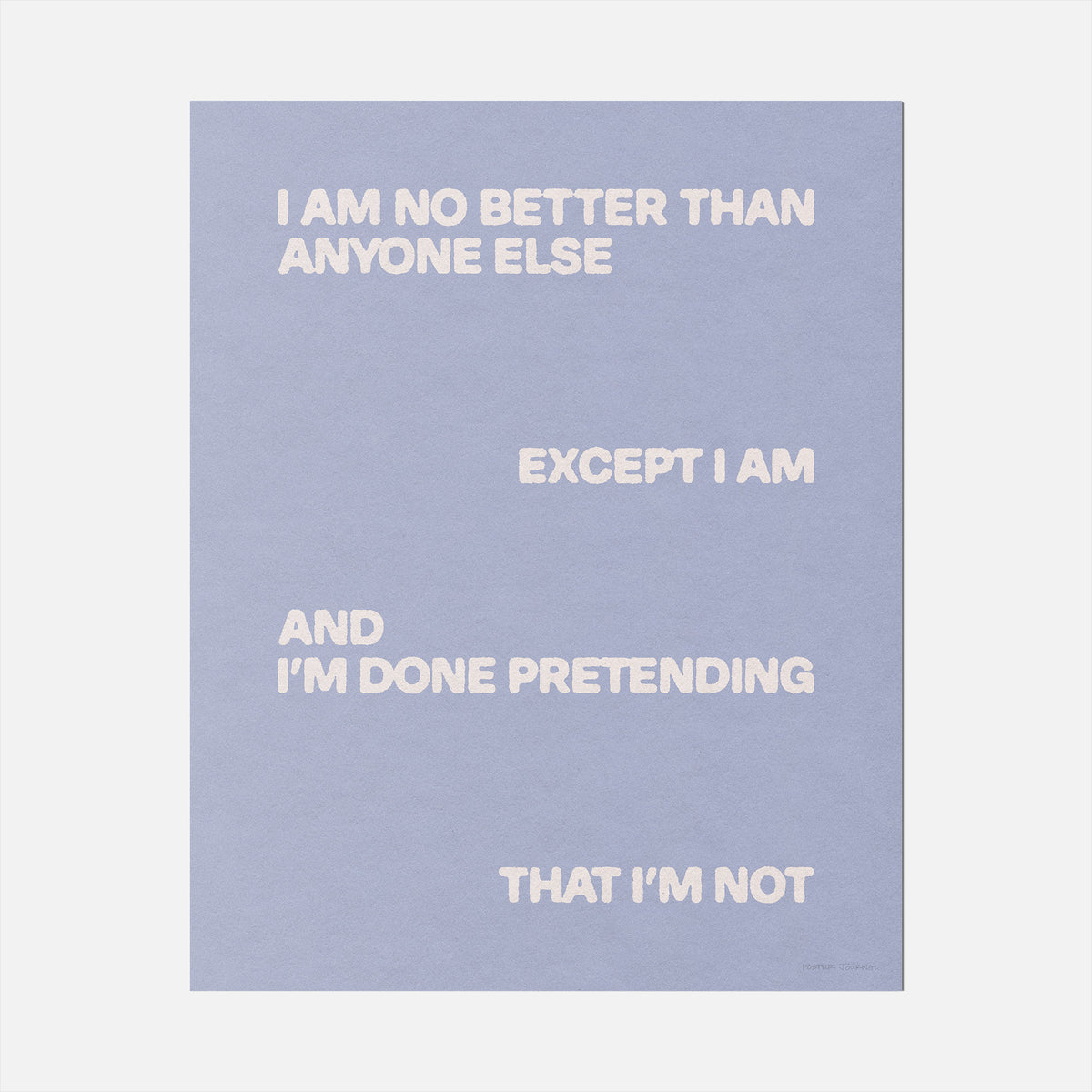 EXCEPT PRINT