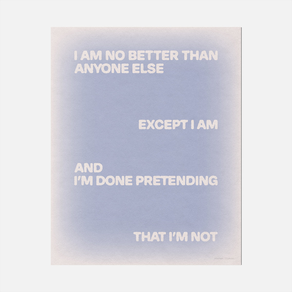 EXCEPT PRINT