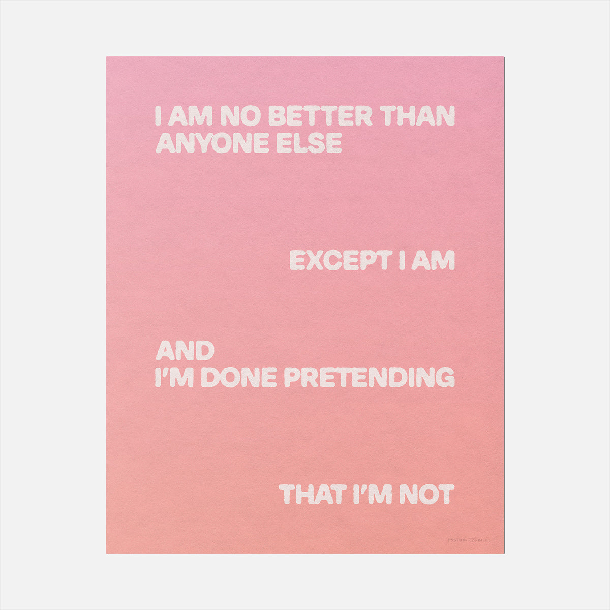 EXCEPT PRINT