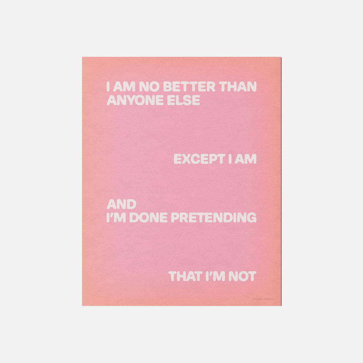 EXCEPT PRINT