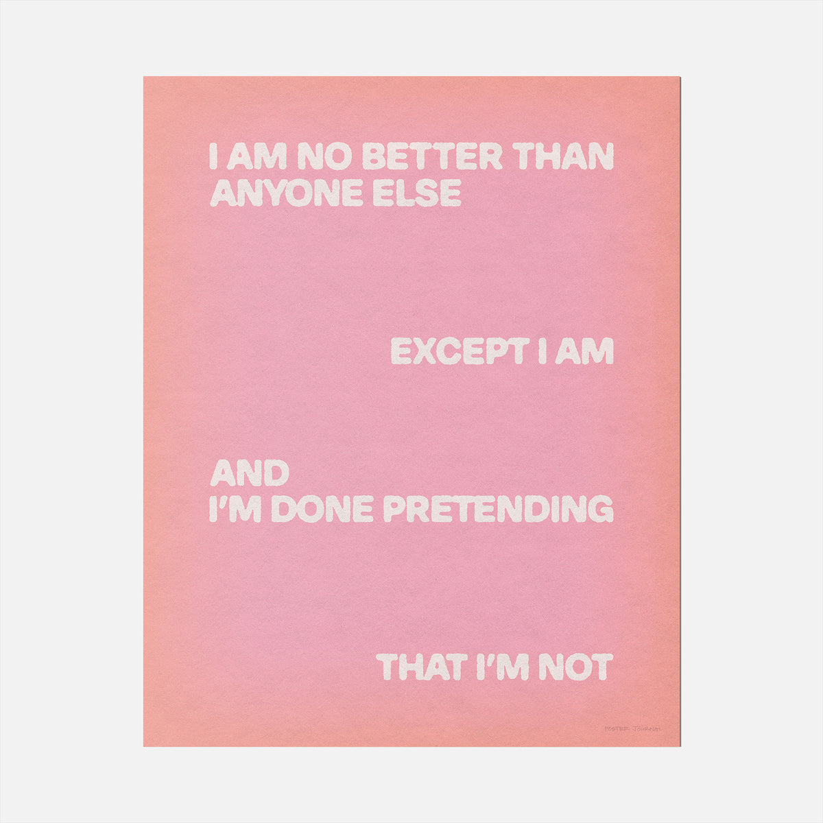 EXCEPT PRINT