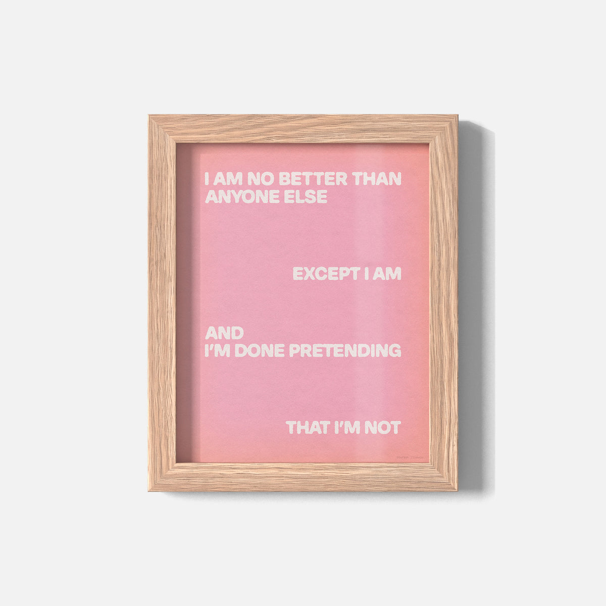 EXCEPT PRINT