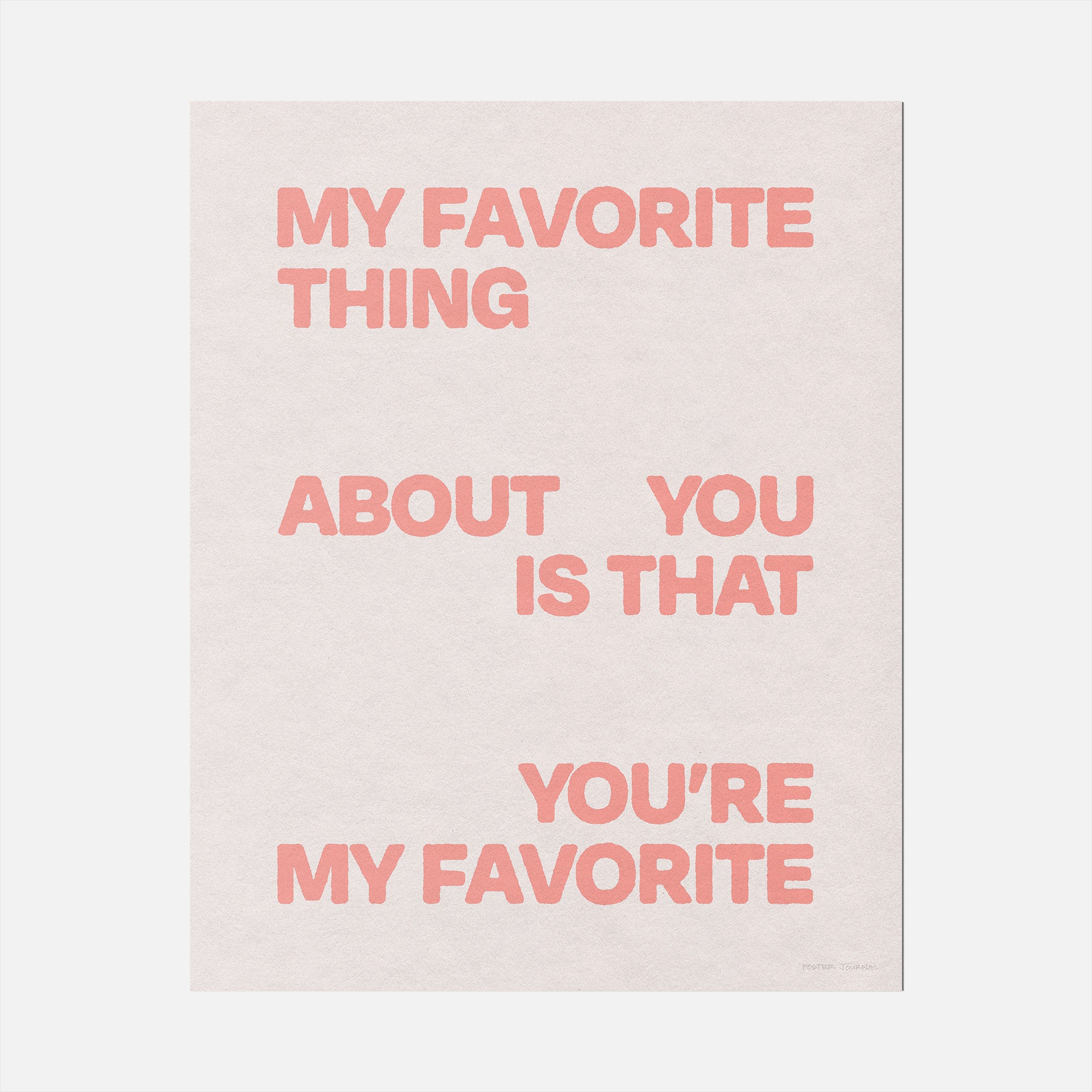 FAVORITE PRINT