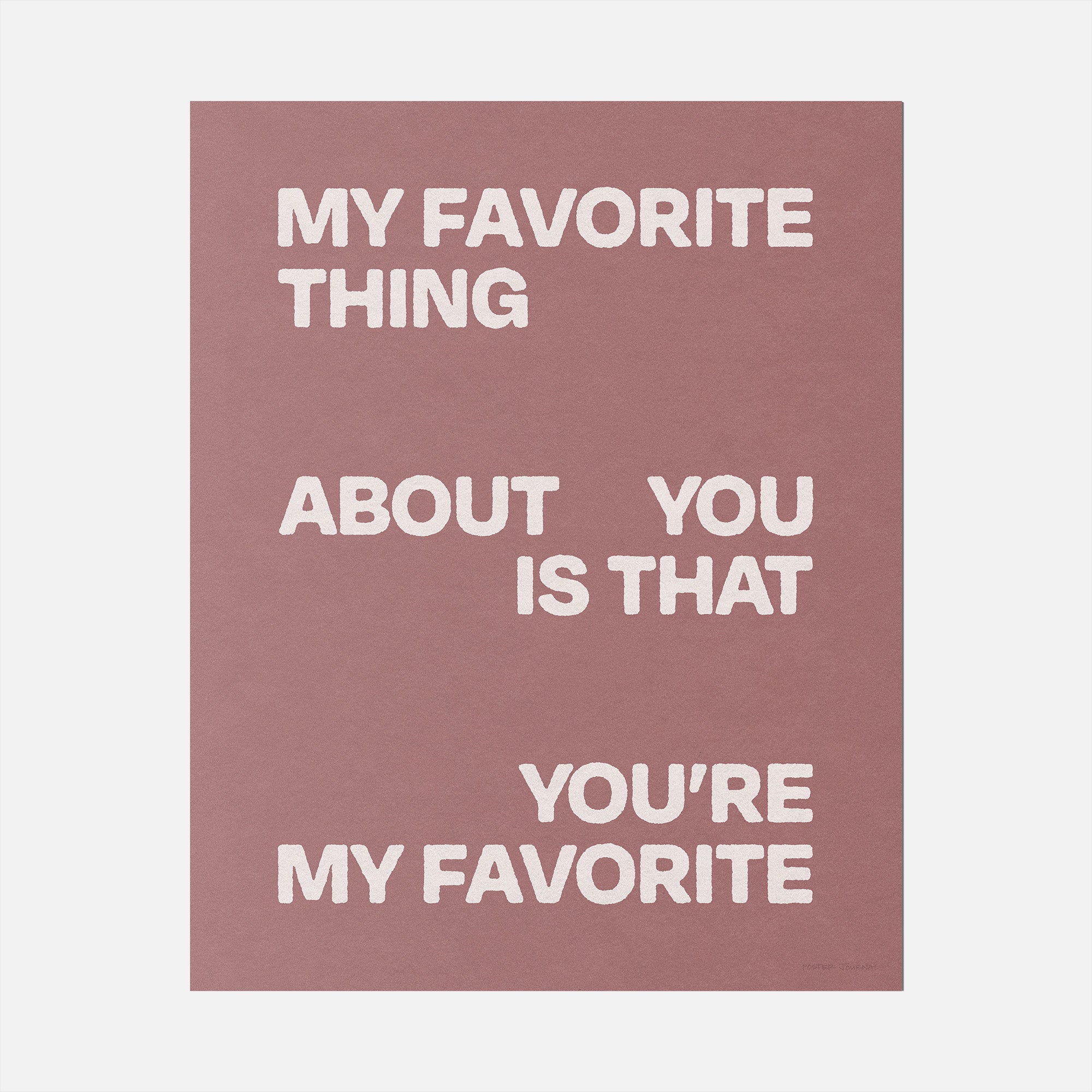 FAVORITE PRINT