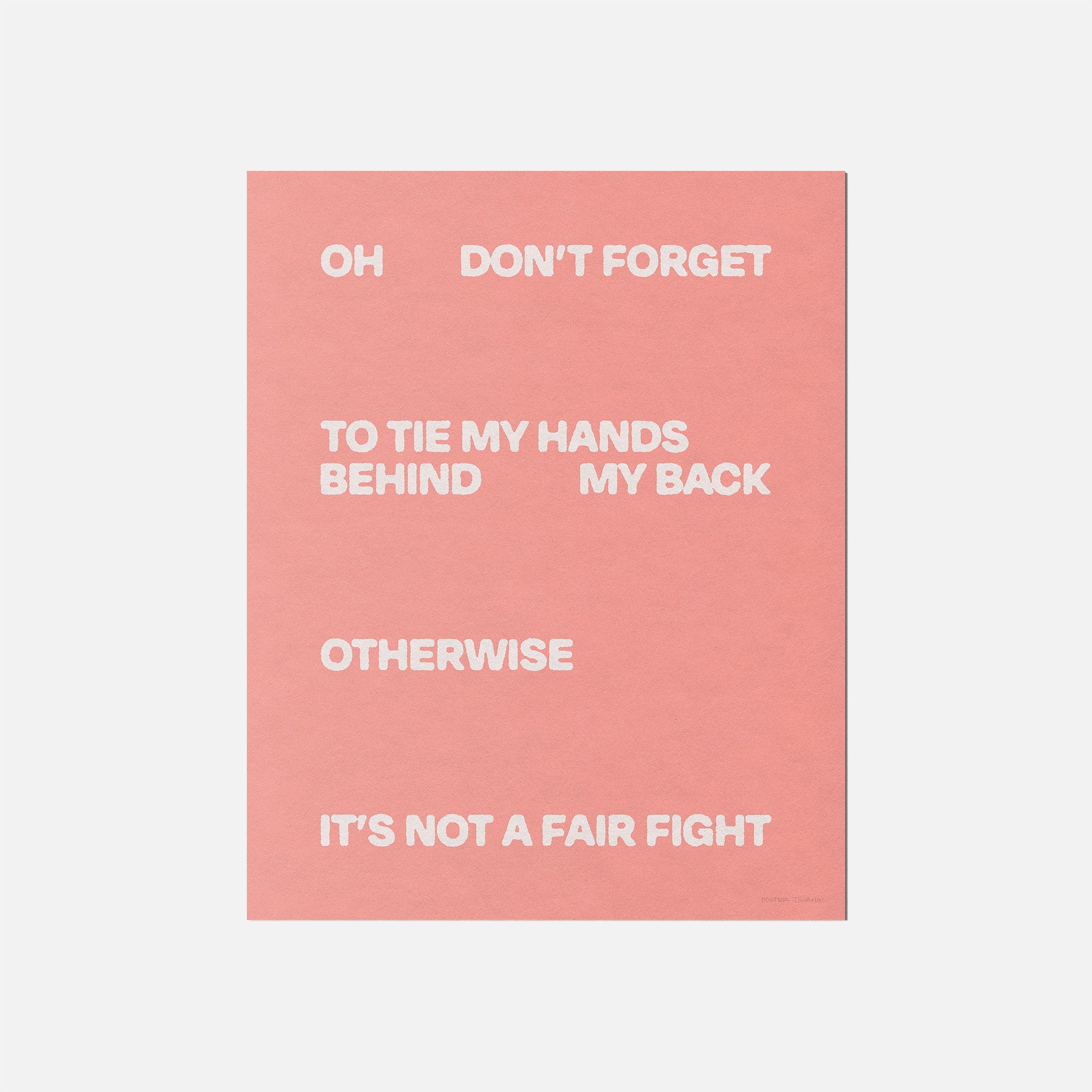 FIGHT PRINT