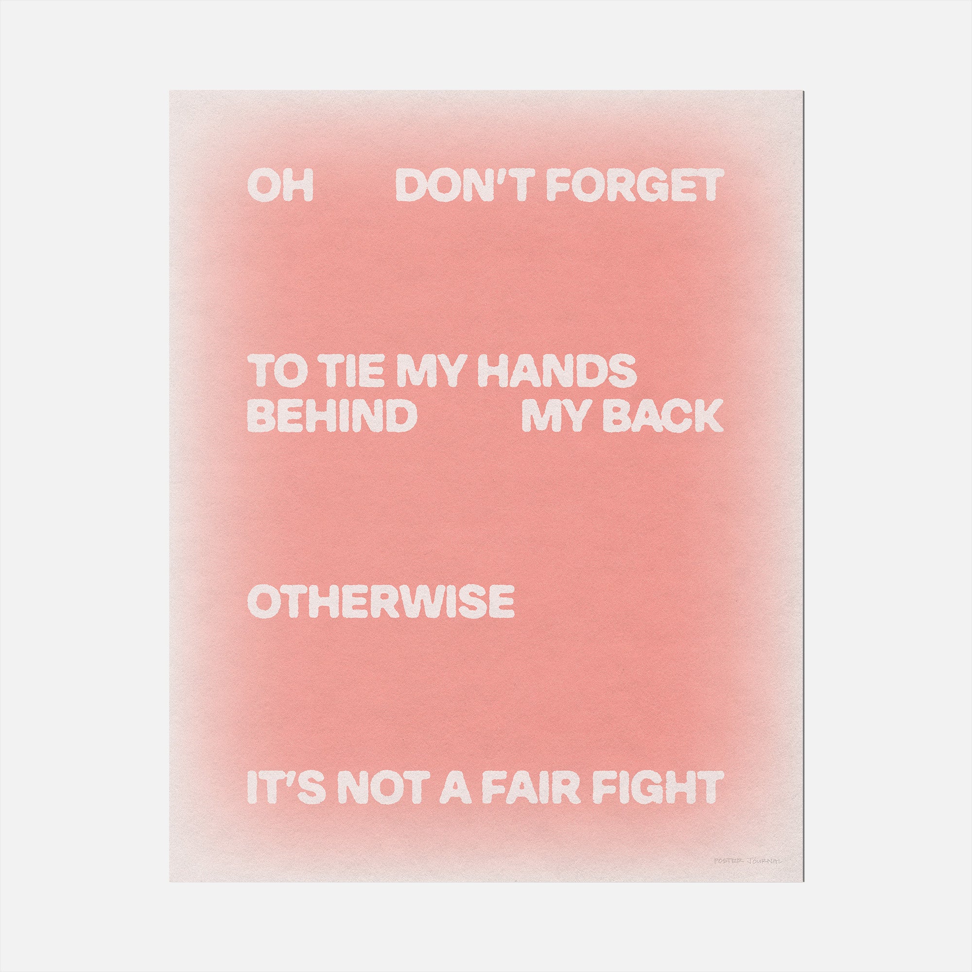 FIGHT PRINT
