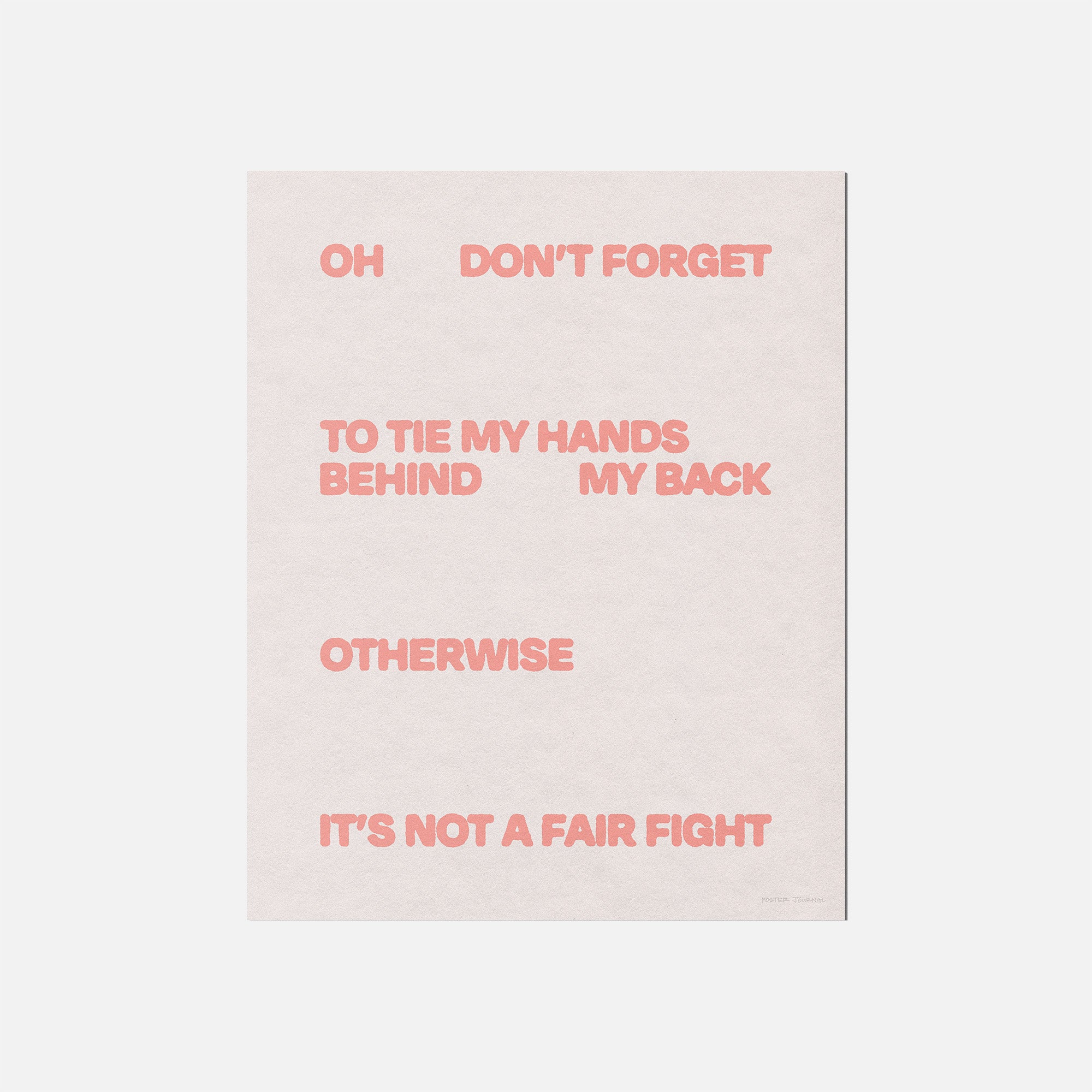 FIGHT PRINT