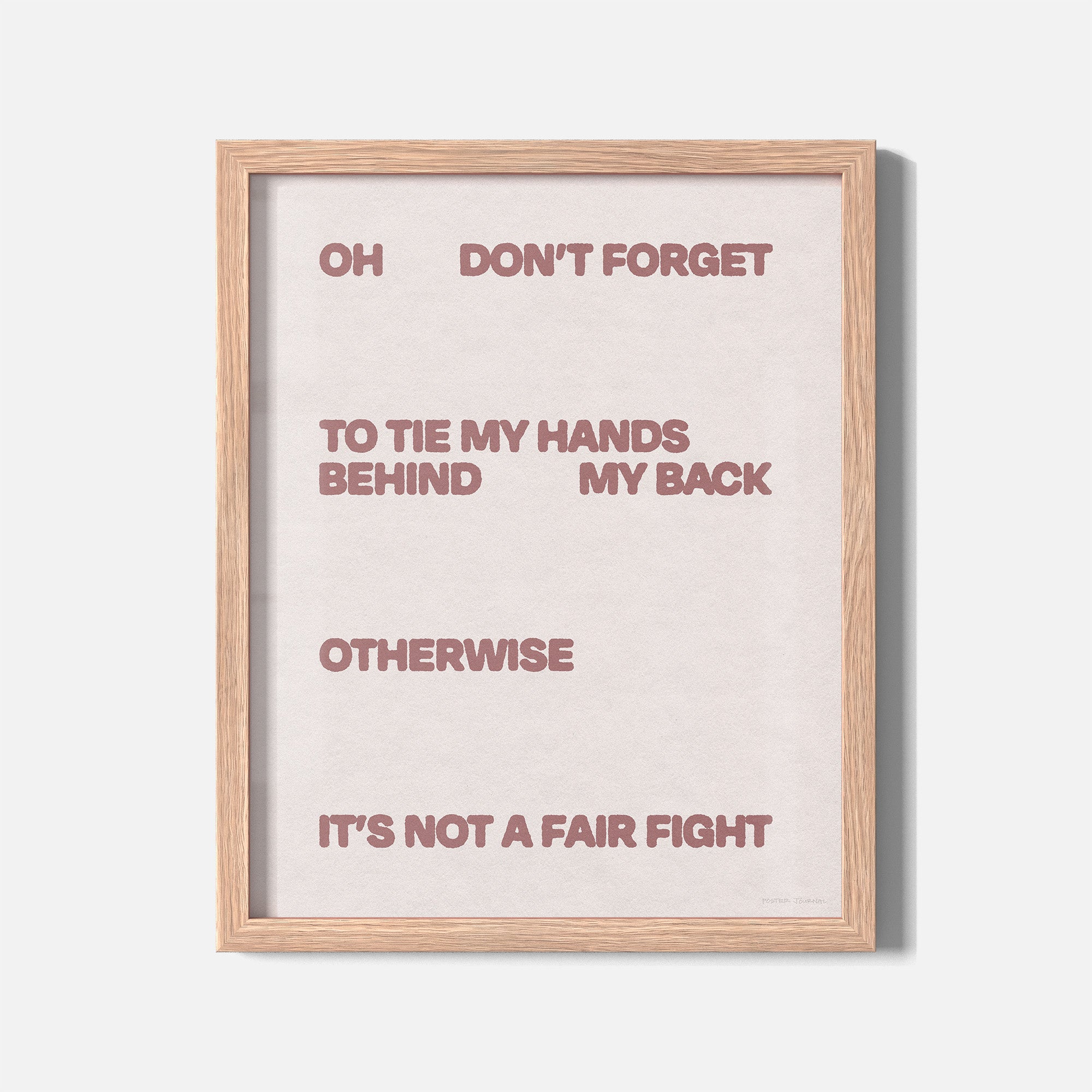 FIGHT PRINT