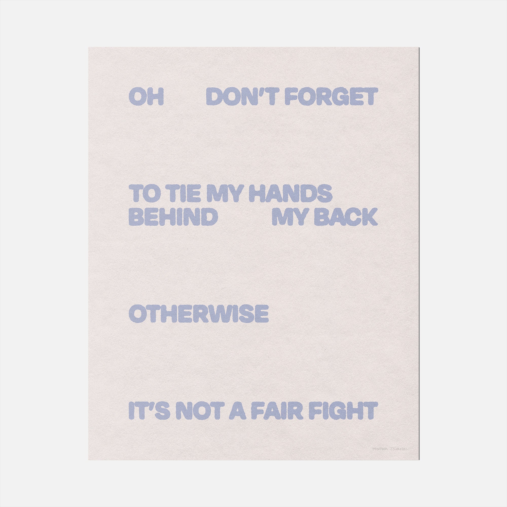 FIGHT PRINT