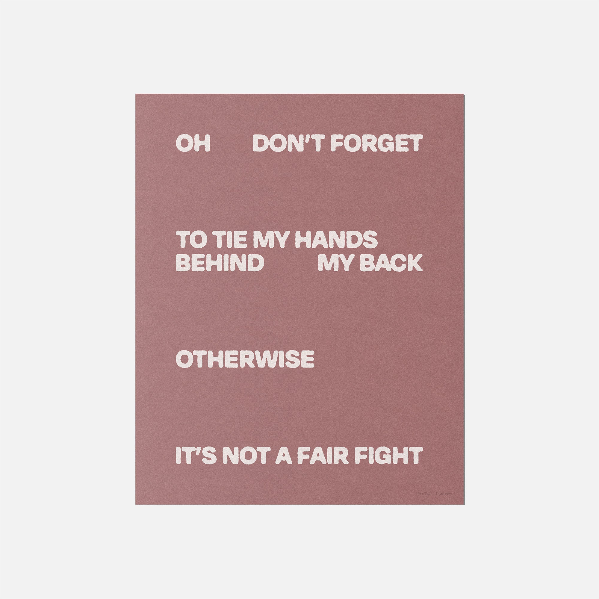 FIGHT PRINT