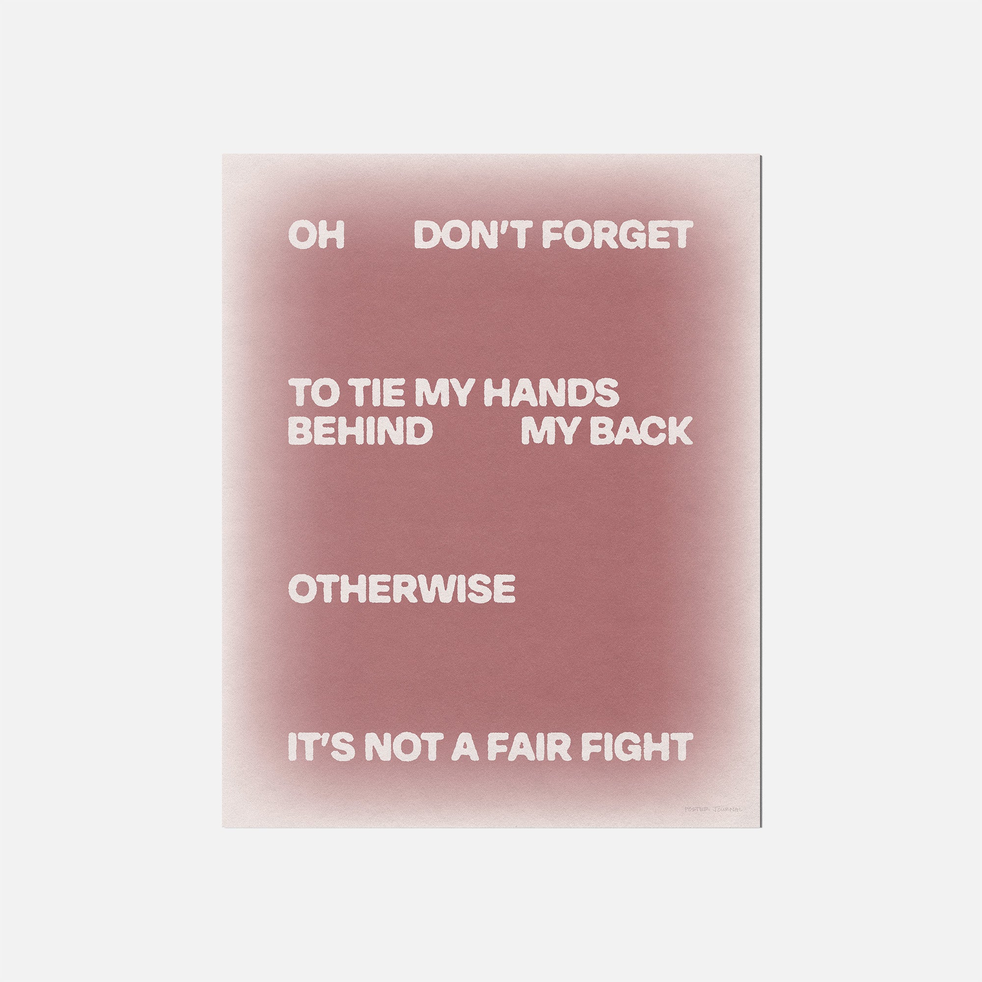 FIGHT PRINT