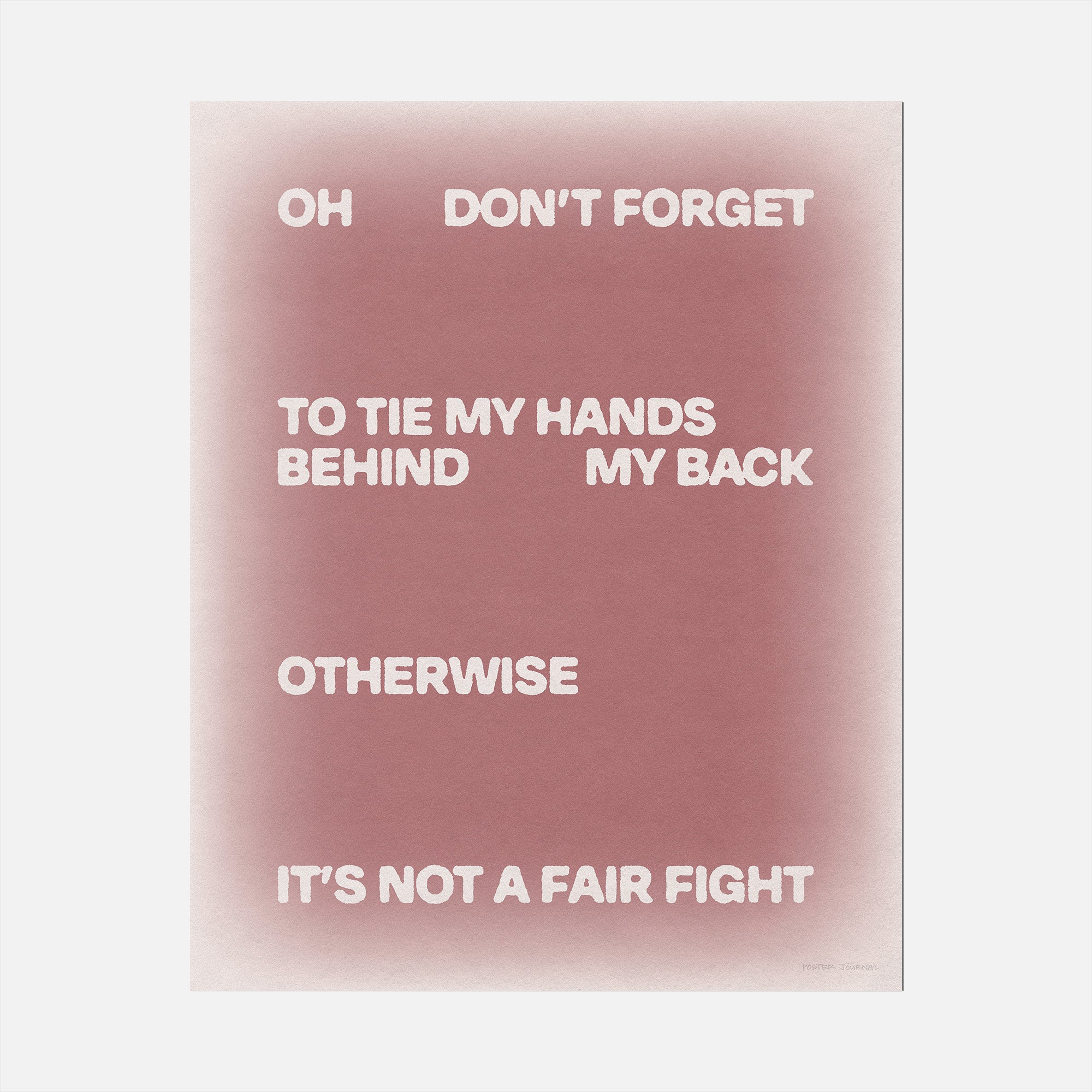 FIGHT PRINT