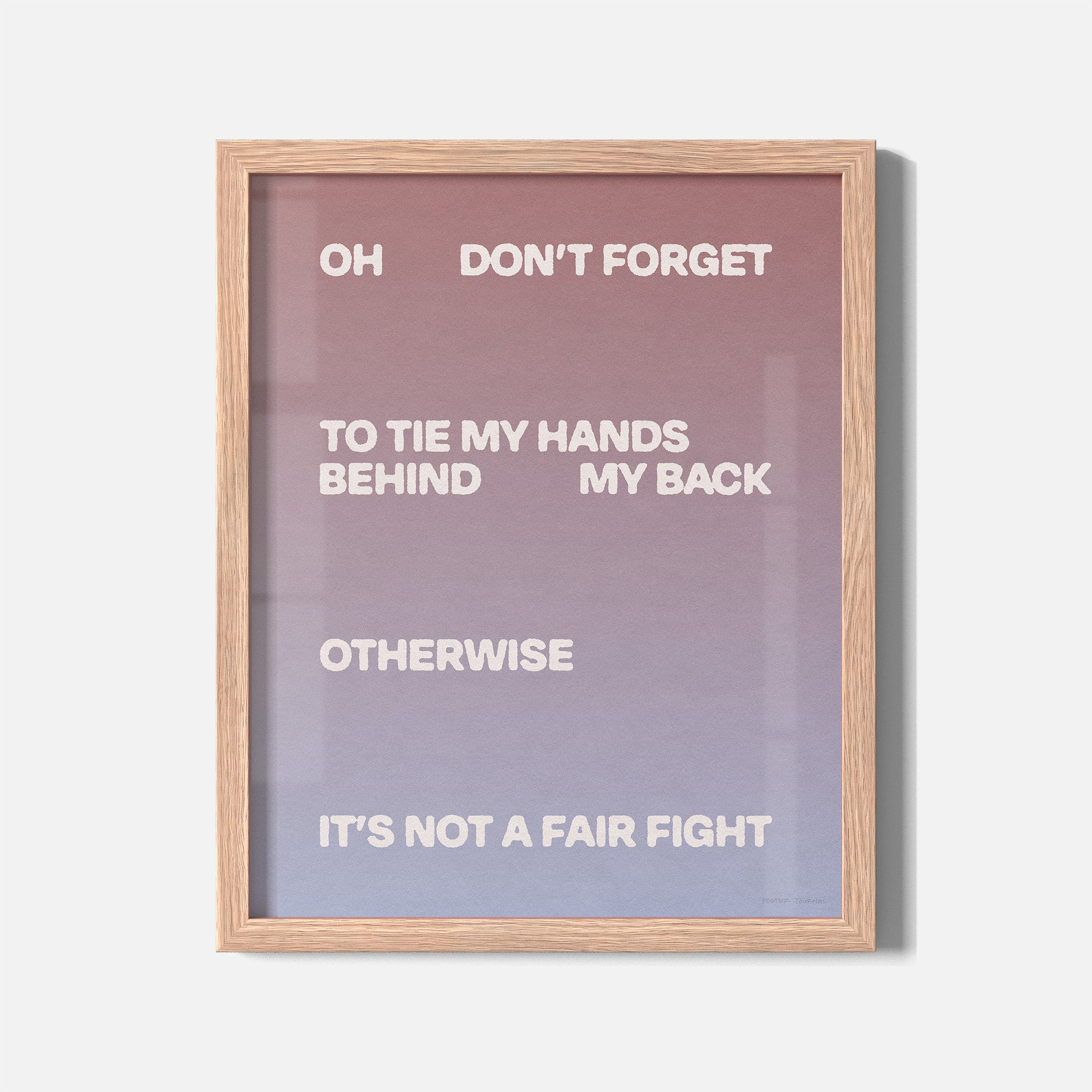 FIGHT PRINT