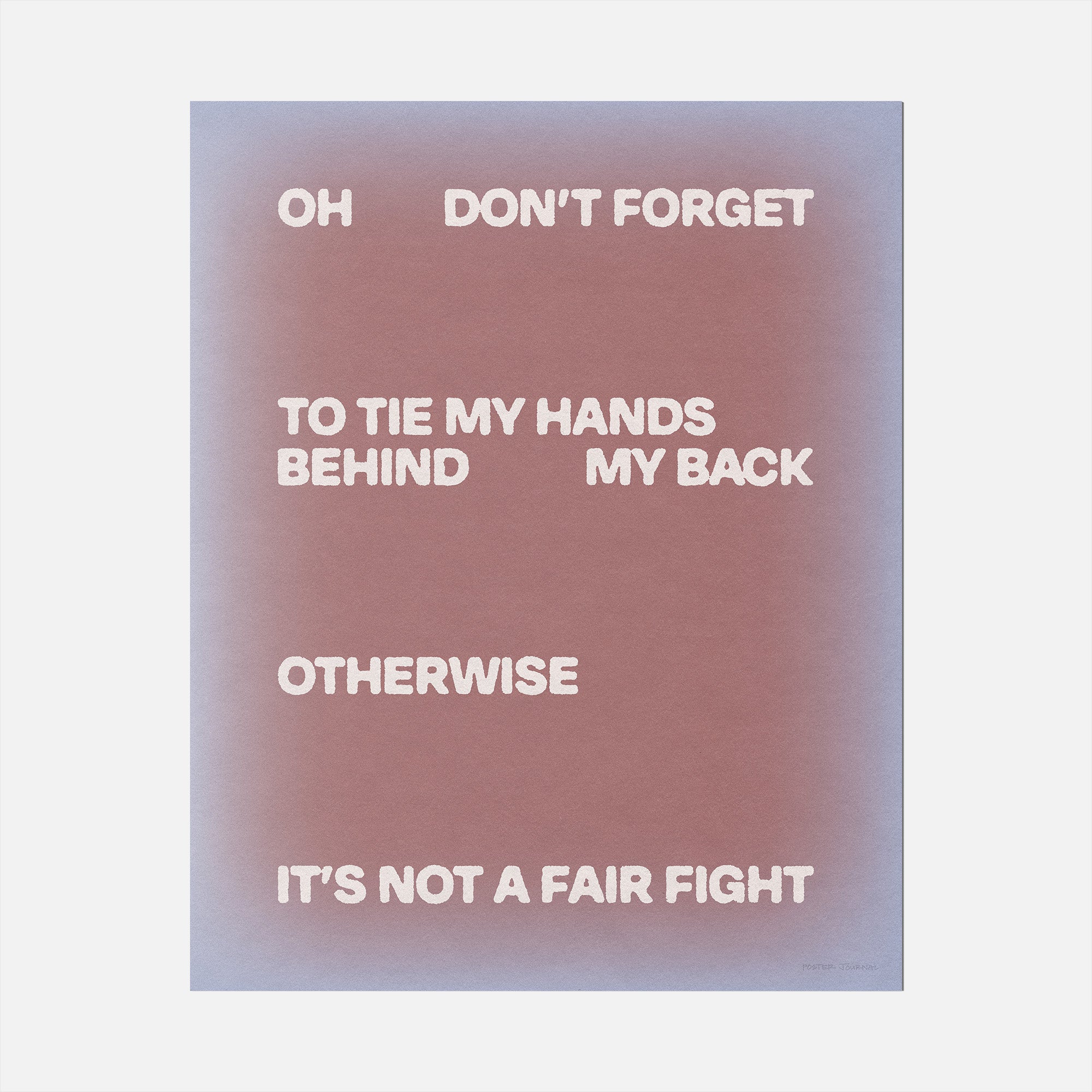 FIGHT PRINT