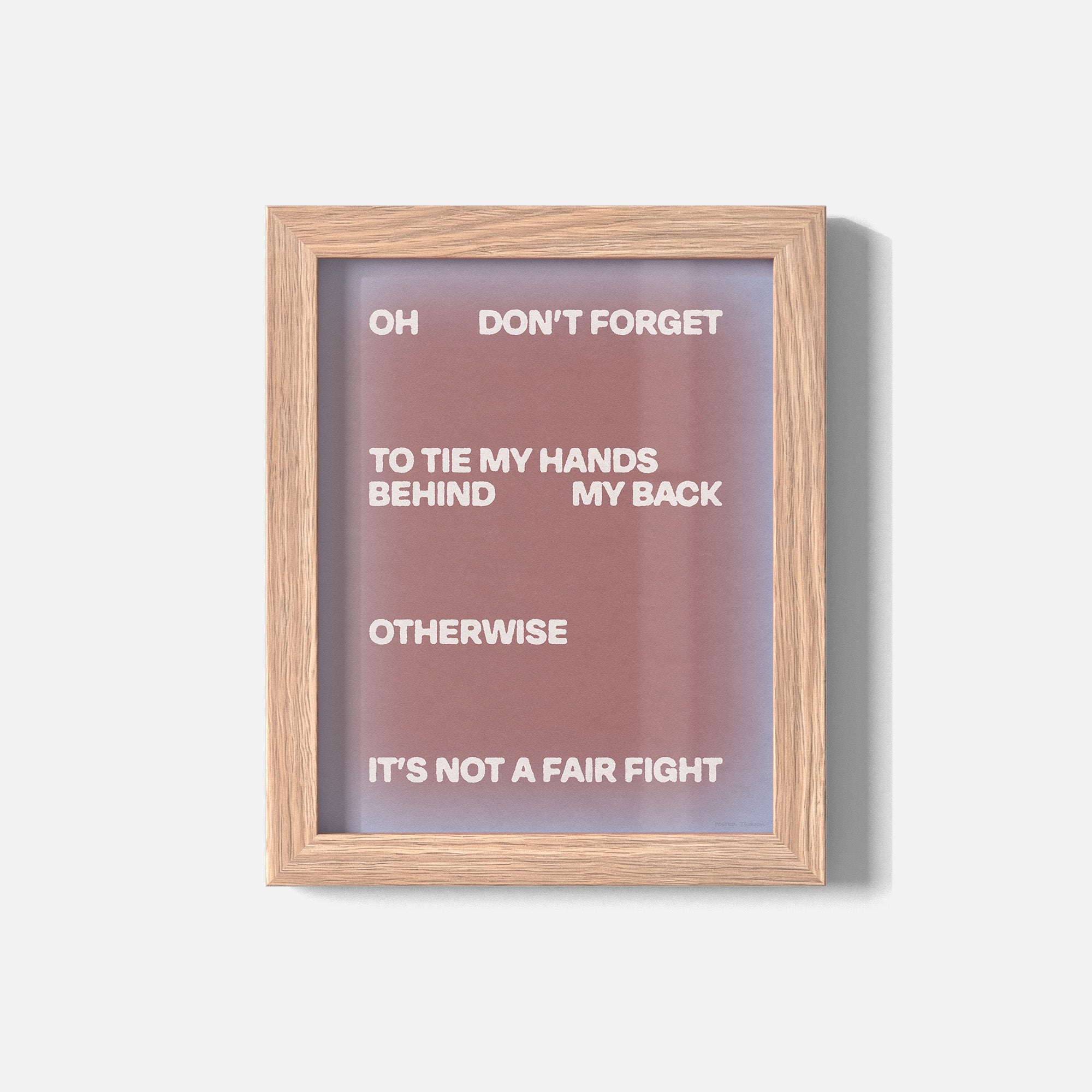 FIGHT PRINT