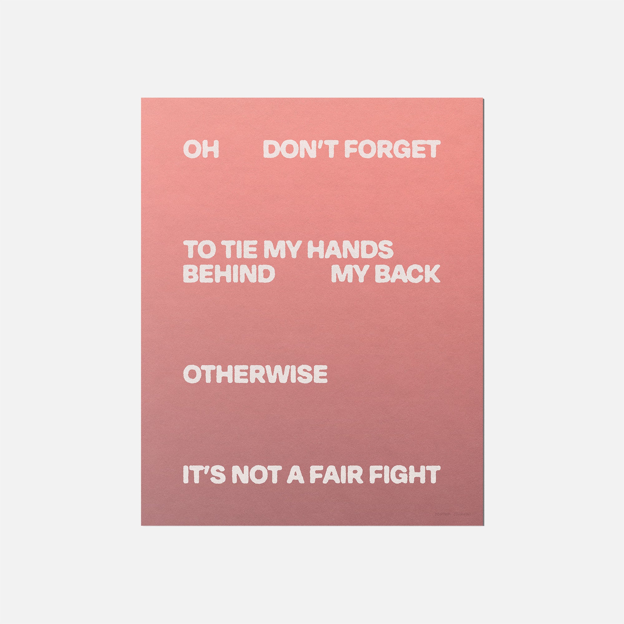 FIGHT PRINT